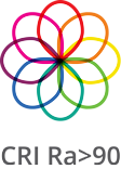 Indice de rendu de couleur (C.R.I.) du ruban LED: CRI Ra>90