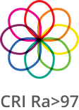 Indice de rendu de couleur (C.R.I.) du ruban LED: CRI Ra>97