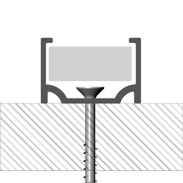 Installation profilé pour rubans led