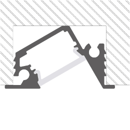 Installation profilé pour rubans led Installation profilé pour rubans led