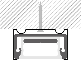 Installation profilé pour rubans led