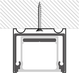 Installation profilé pour rubans led