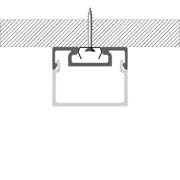 Installation profilé pour rubans led