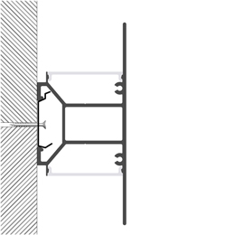 Installation profilé pour rubans led