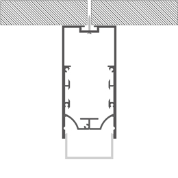 Installation profilé pour rubans led