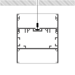 Installation profilé pour rubans led