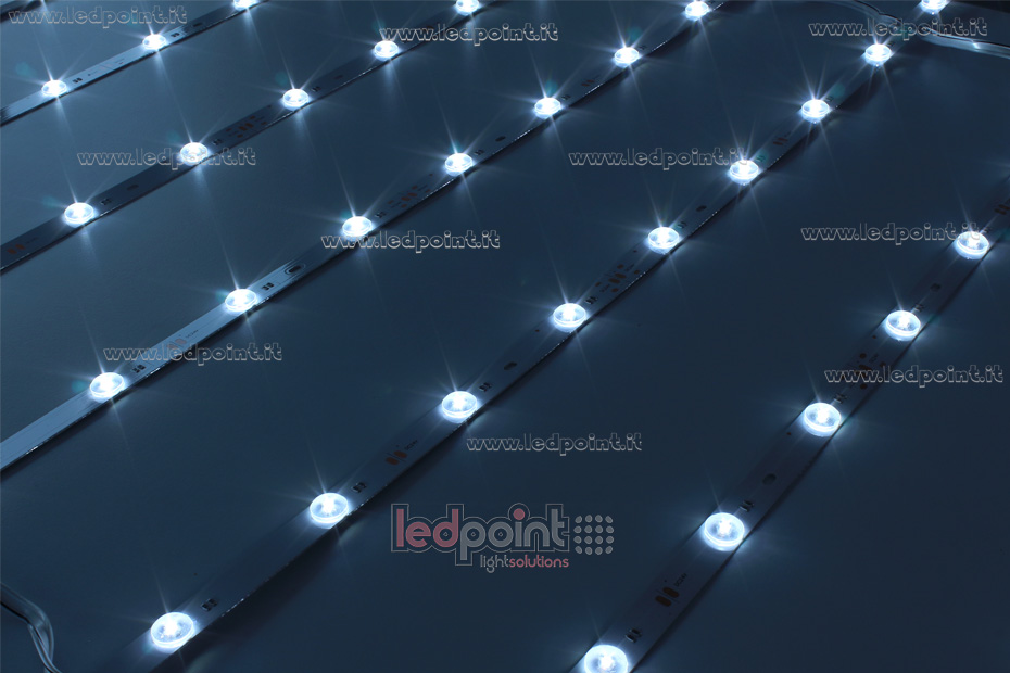 Bande LED en aluminium 2835 24V IP20 6000-7000K