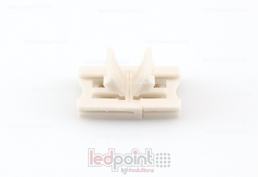 Connecteur pour jonction pour 2835 et 3528 rubans led monochromes (PCB 8mm), version réduite Connecteur pour jonction pour 2835 et 3528 rubans led monochromes (PCB 8mm), version réduite