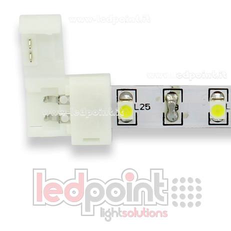 Connecteur pour jonction pour 2835 et 3528 seule couleur led ruban (PCB 8mm)