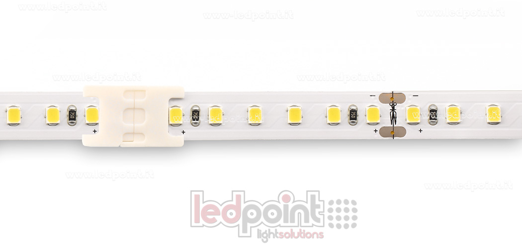 Connecteur pour jonction pour 2835 et 5050 rubans led monochromes (PCB 10mm), version réduite Connecteur pour jonction pour 2835 et 5050 rubans led monochromes (PCB 10mm), version réduite