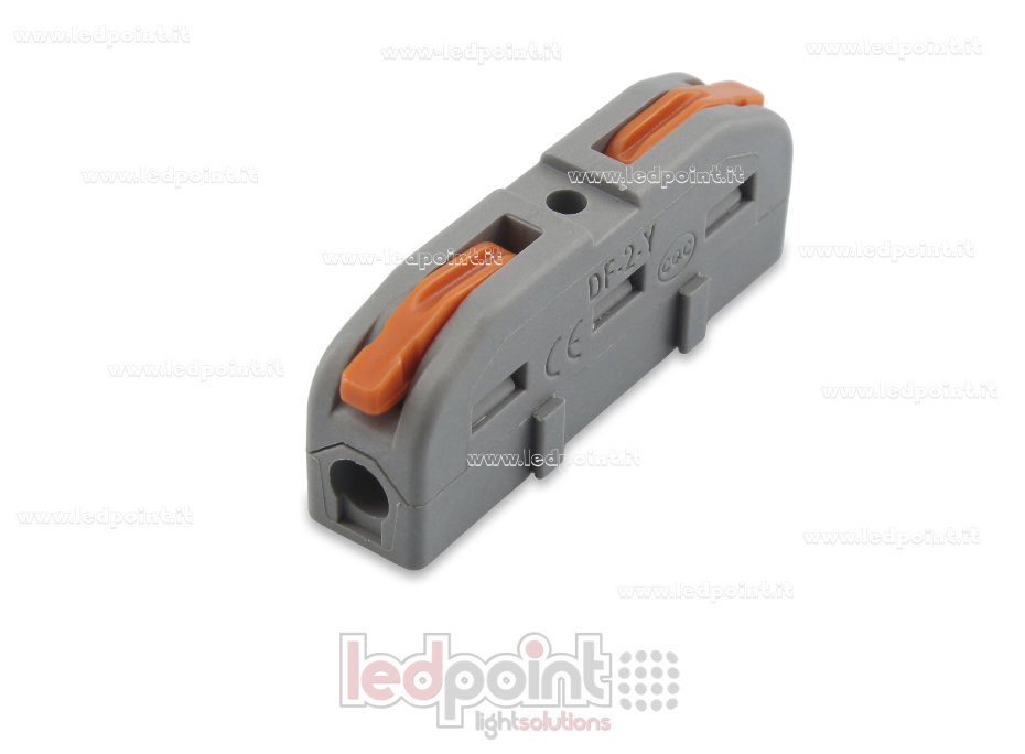 Connecteur rapide à levier à 1 fil pour câbles 32 A 250 V (0,2-2,5(4,0) mm²)