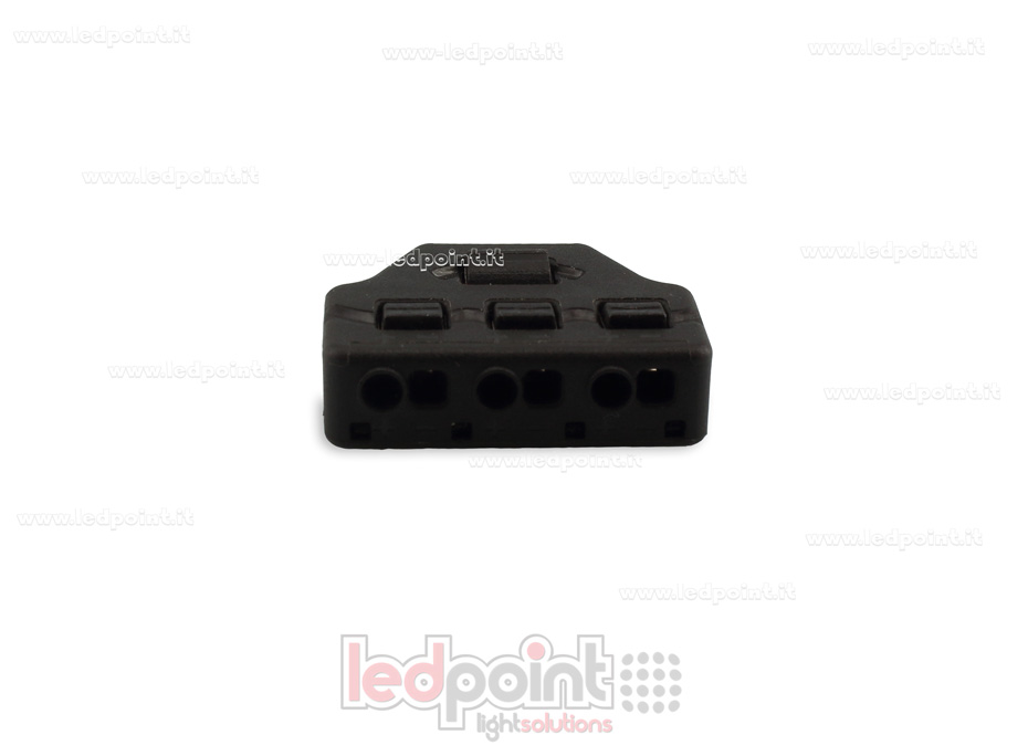 Connecteur rapide à 3 sorties pour deux câbles