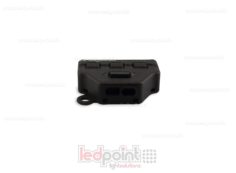 Connecteur rapide à 3 sorties pour deux câbles