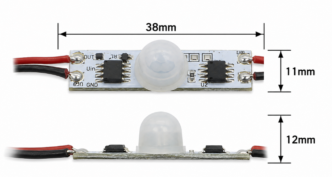 Détecteur PIR 5-24V 3A 30W Détecteur PIR 5-24V 3A 30W