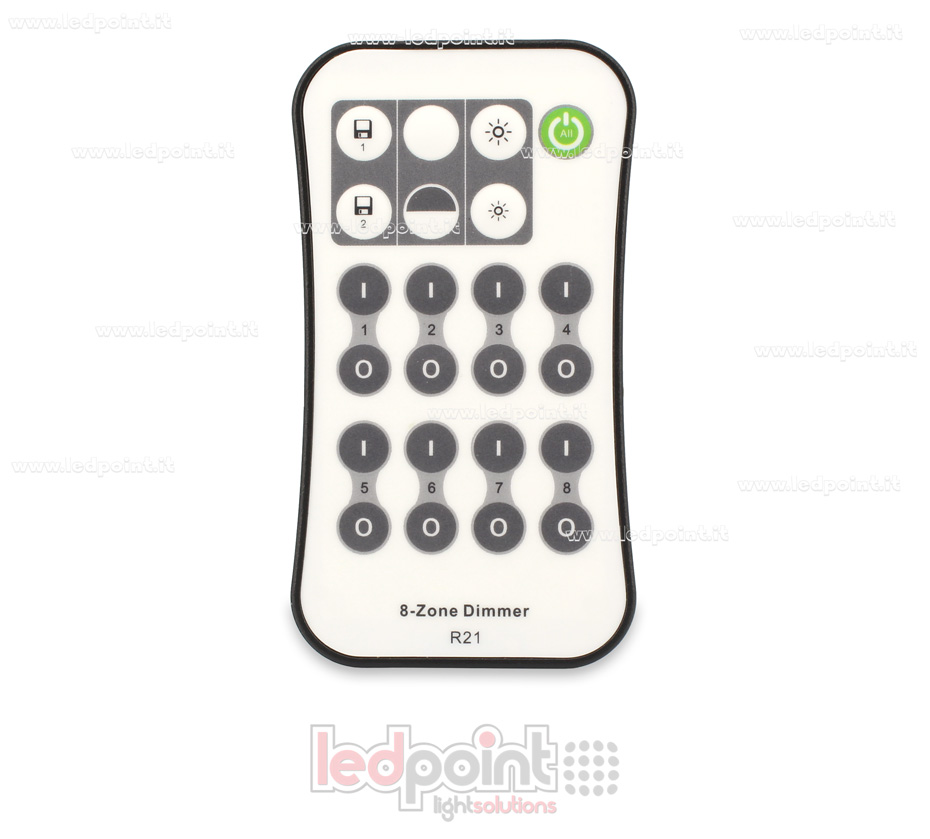Telecomando 8 zone RF2.4G CTR-MON-STD8-RF248