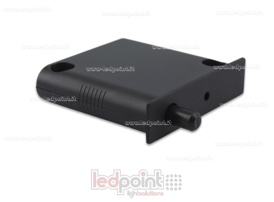 Interrupteur de porte sans fil et sans pile, Noir, RF 433Mhz Interrupteur de porte sans fil et sans pile, Noir, RF 433Mhz