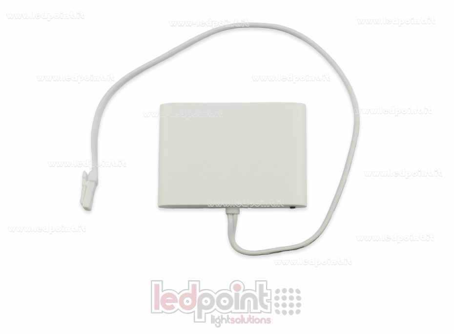 Variateur monochrome 12/48 V avec boîtier de distribution à 6 canaux, max. 3 A, RF 433 MHz Variateur monochrome 12/48 V avec boîtier de distribution à 6 canaux, max. 3 A, RF 433 MHz