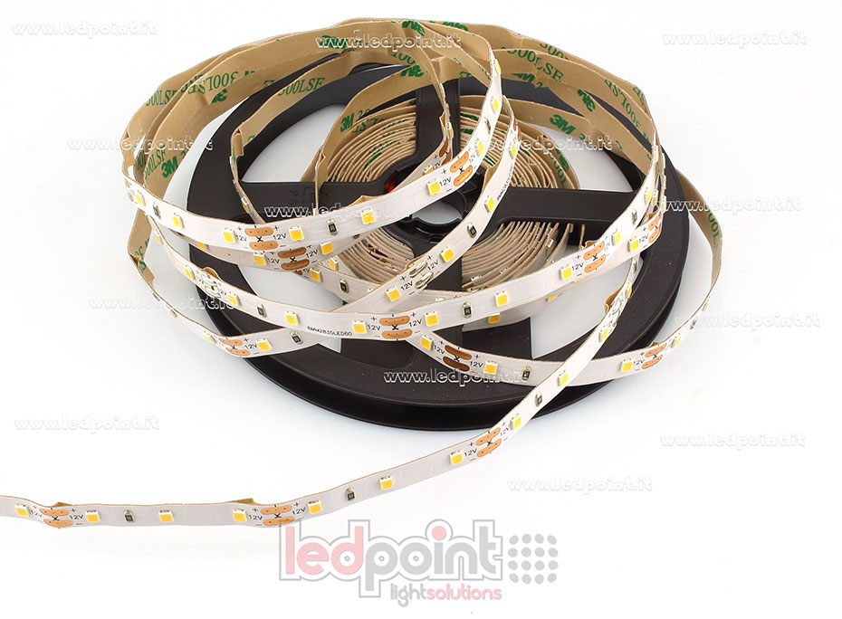 Ruban led 2835 12V IP20 2900-3100K 60led/m