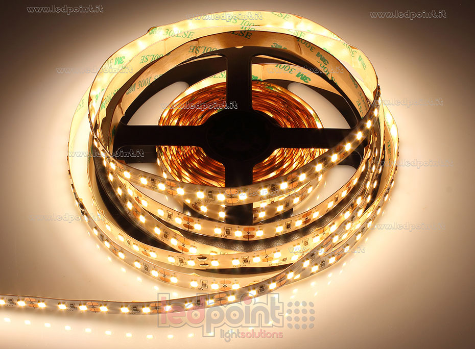 Ruban led 2835 12V IP20 2900-3100K 120led/m F52-290-120DF1-W10
 