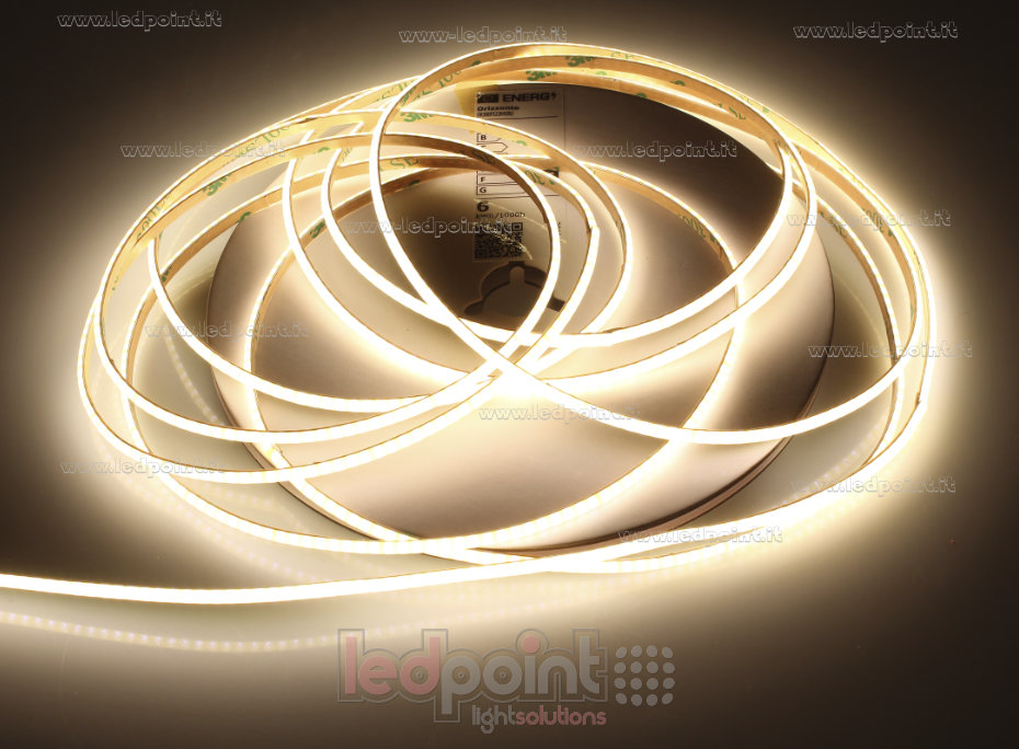 Ruban led COB 24V IP20 3000K 384led/m