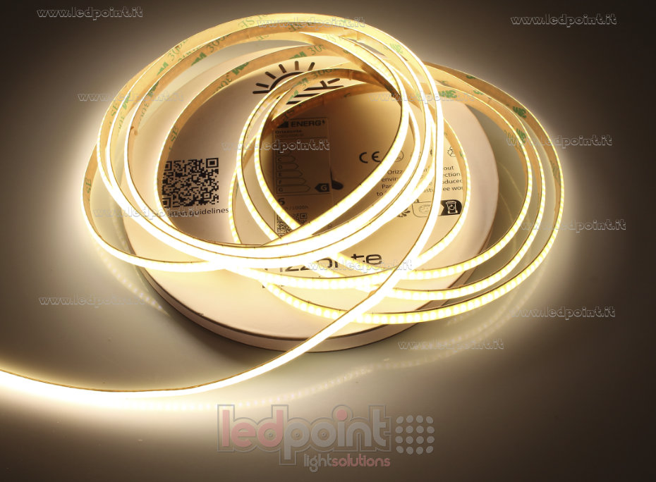 Ruban led COB 12V IP20 3000K 400led/m