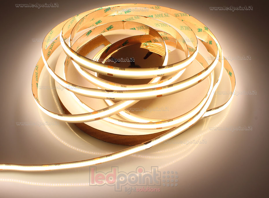 Ruban led COB 24V IP20 3000K 504led/m F52-300-504OS2/15.5
 