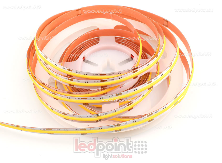 Ruban led COB 24V IP20 3000K 512led/m F52-300-512O12/16
 