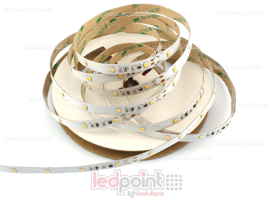 Ruban led 2835 24V IP20 3000K 3step 36led/m