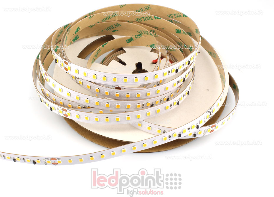 Ruban led 2835 48V IP20 3000K 3step 128led/m