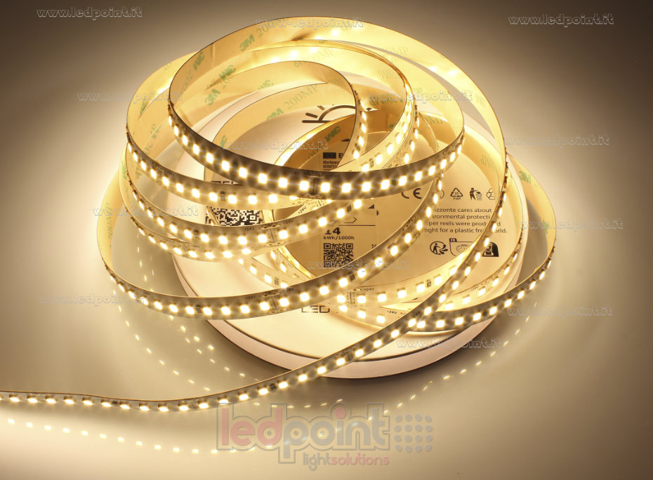 Ruban led 2835 24V IP20 3000K 3step 160led/m