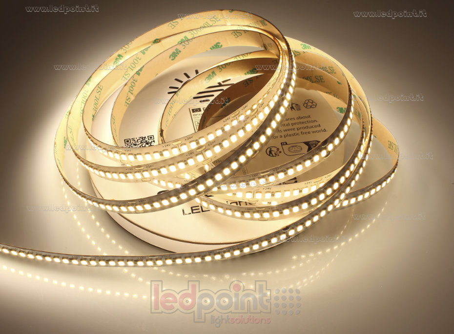 Ruban led 2835 24V IP20 3000K 3step 238led/m