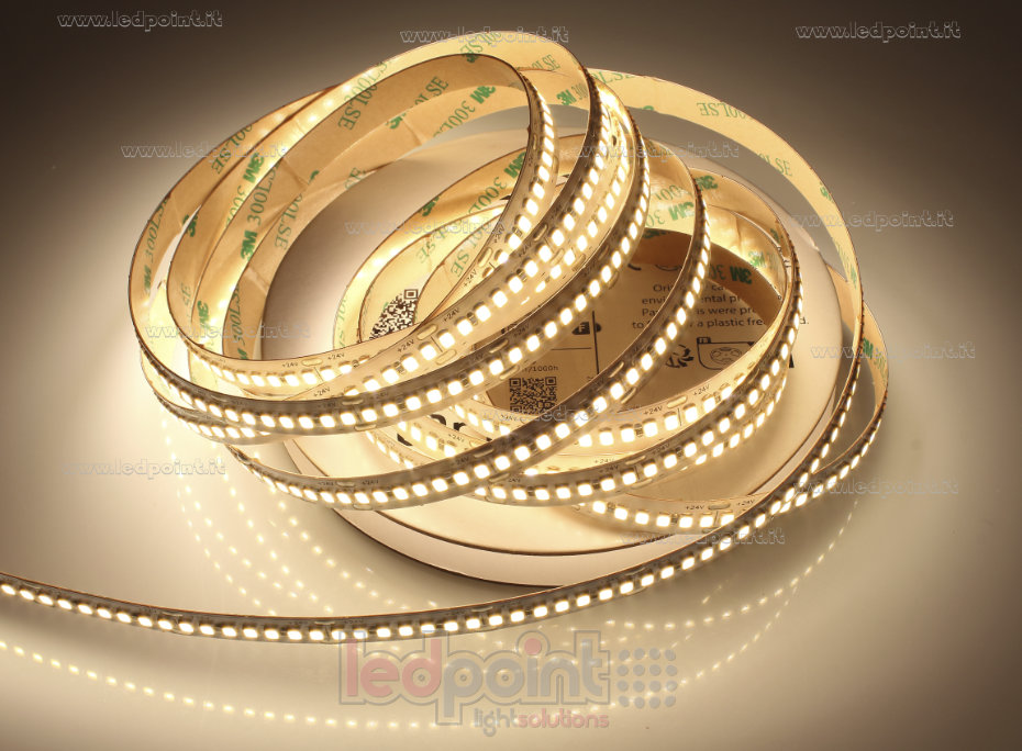 Ruban led 2835 24V IP20 3000K 3step 238led/m