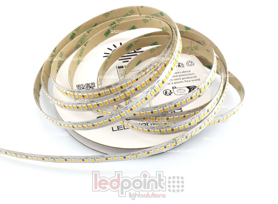 Ruban led 2835 24V IP20 3000K 3step 238led/m