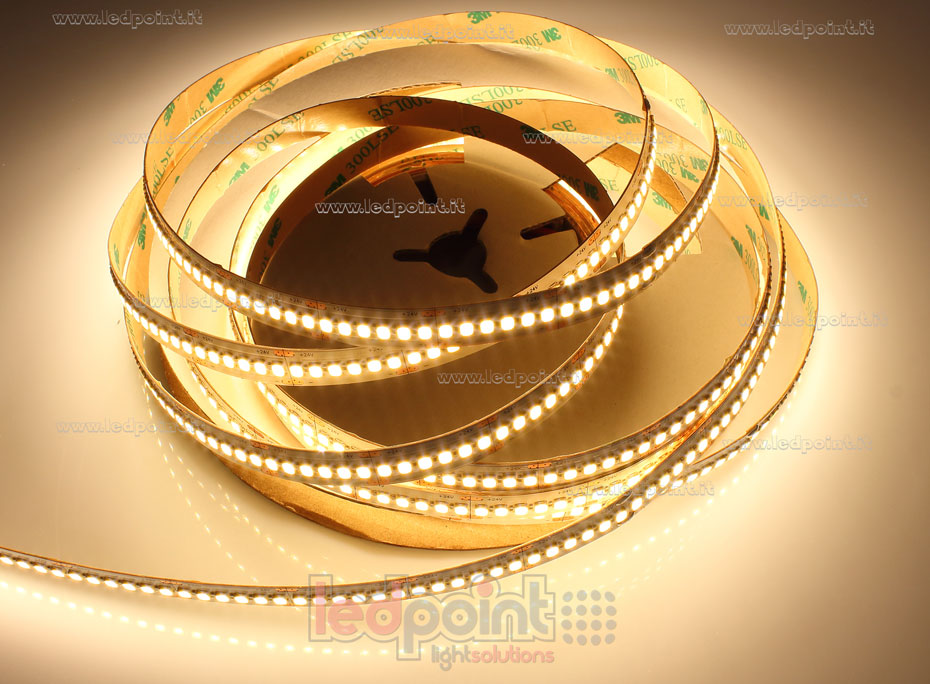 Ruban led 2835 24V IP20 3000K 3step 240led/m