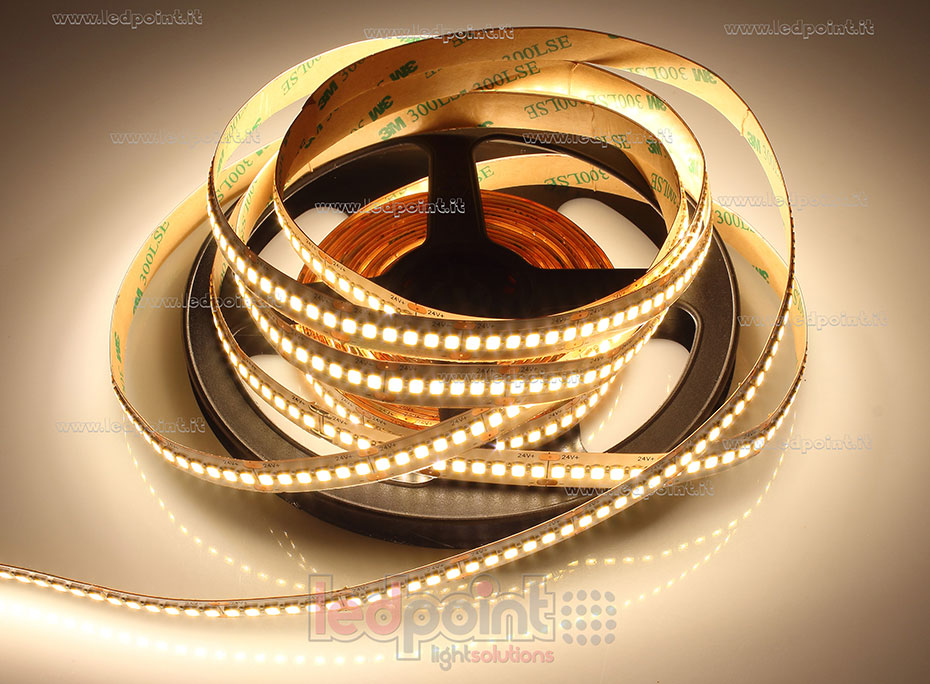 Ruban led 2835 24V IP20 3000K 3step 240led/m