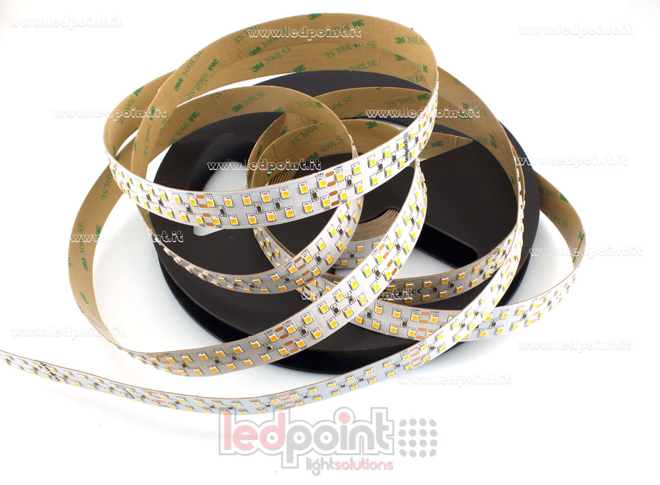 Ruban led 2835 24V IP20 3000K 3step 252led/m