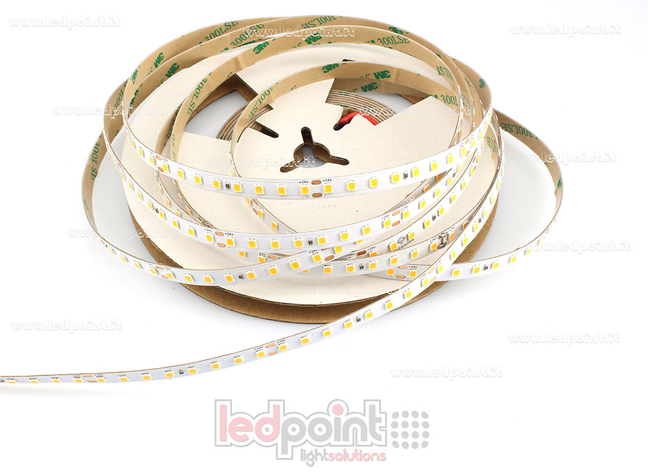 Ruban led 2835 24V IP20 3000K 3step 128led/m