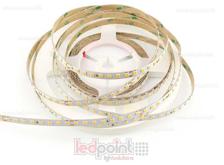 Ruban led 2835 24V IP20 3000K 3step 128led/m