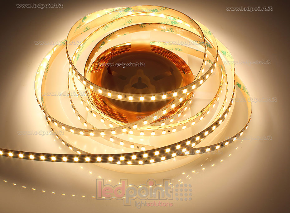 Ruban led 2835 24V IP20 3000K 3step 128led/m