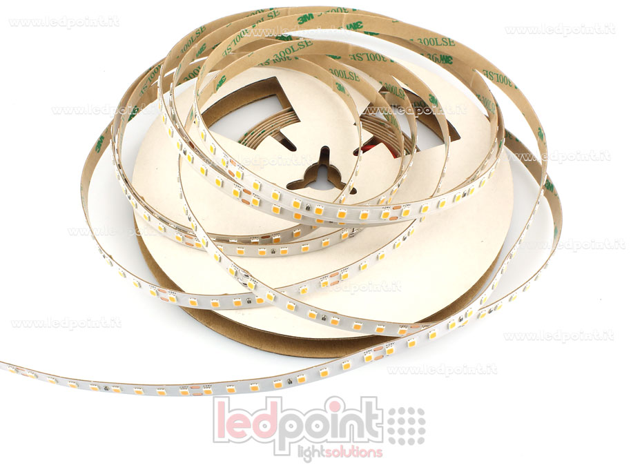 Ruban led 2835 24V IP20 3000K 3step 128led/m