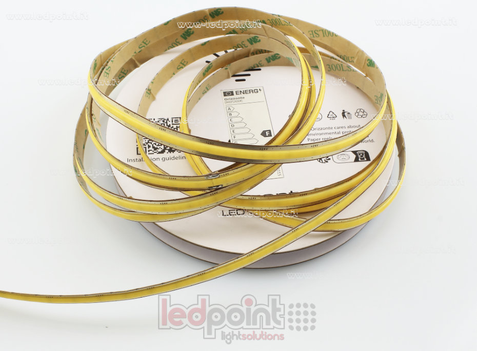 Ruban led COB 24V IP20 4000K 400led/m