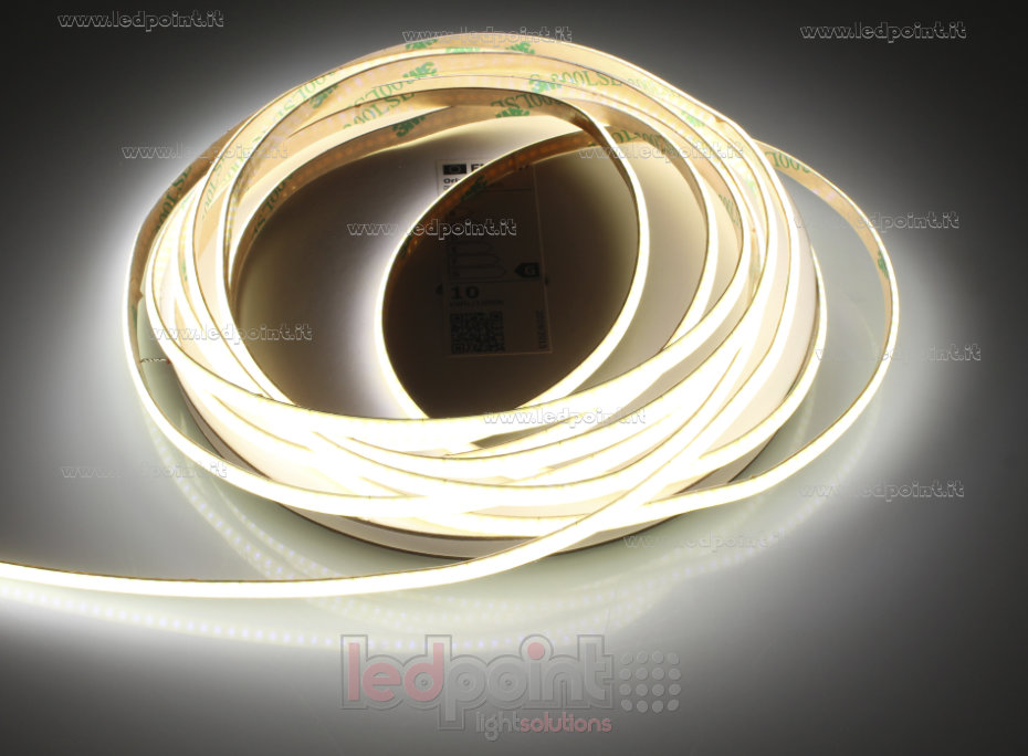Ruban led COB 24V IP20 4000K 400led/m