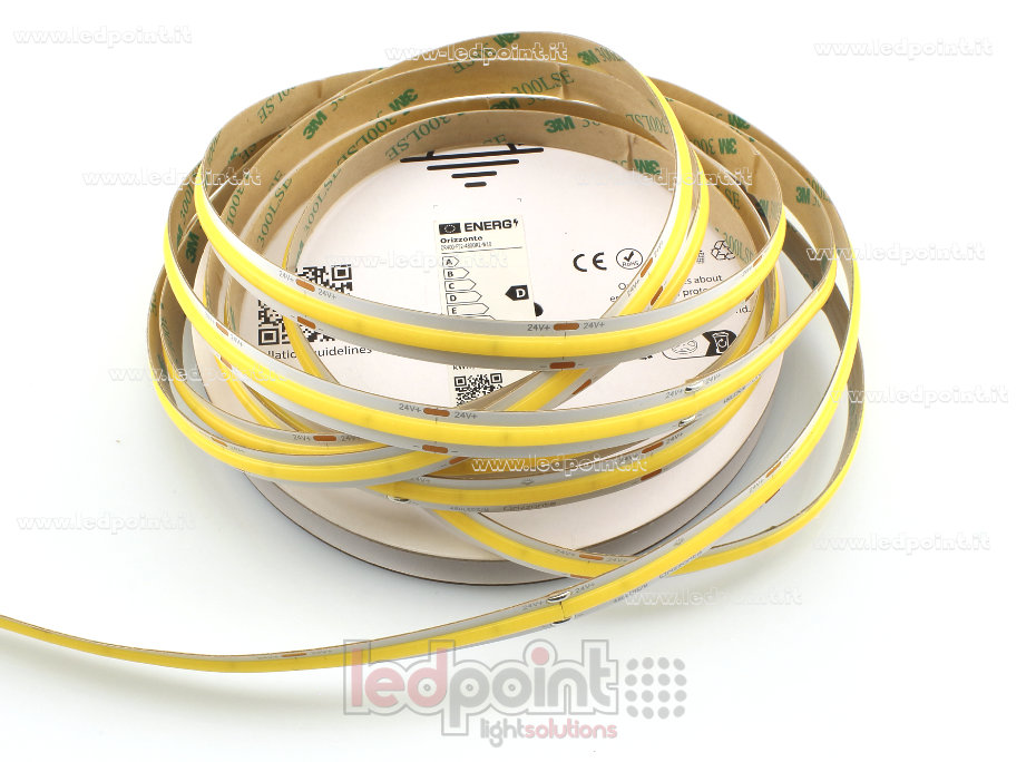 Ruban led COB 24V IP20 4000K 480led/m