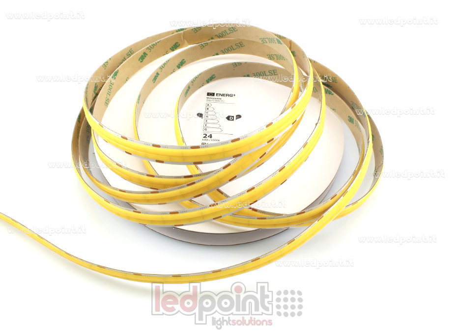 Ruban led COB 24V IP20 4000K 600led/m