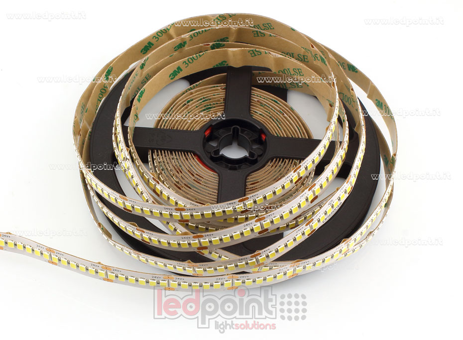 Ruban led 2835 24V IP20 6300-6800K 240led/m