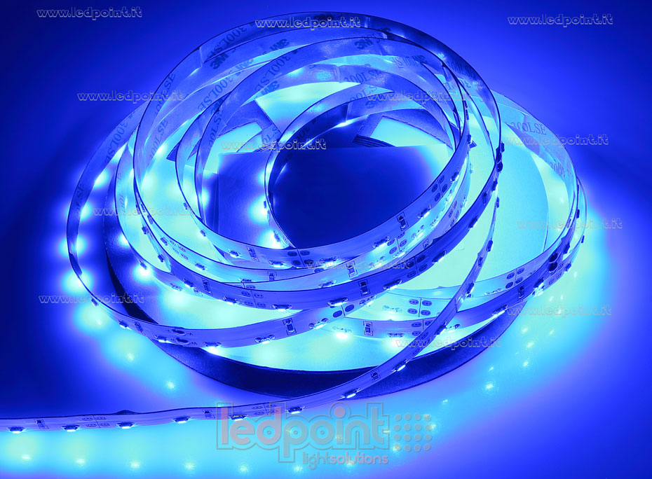 Ruban led 335 12V IP20 Bleu 60led/m