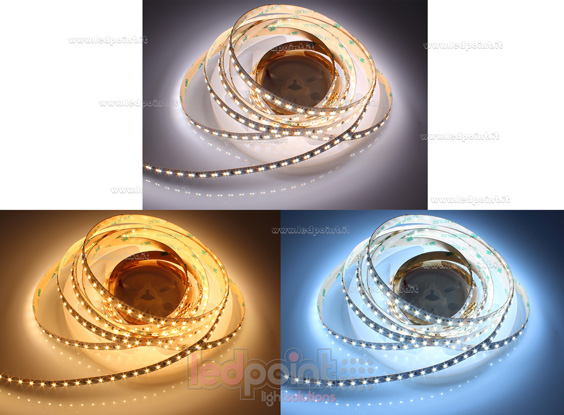Ruban led 3014 24V IP20 2600-6500K 112+112led/m Ruban led 3014 24V IP20 2600-6500K 112+112led/m