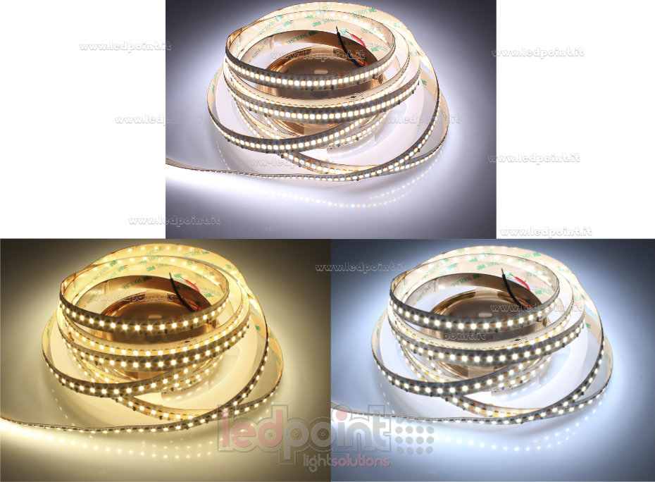 Ruban led 2835 48V IP20 3000-5000K 128+128led/m