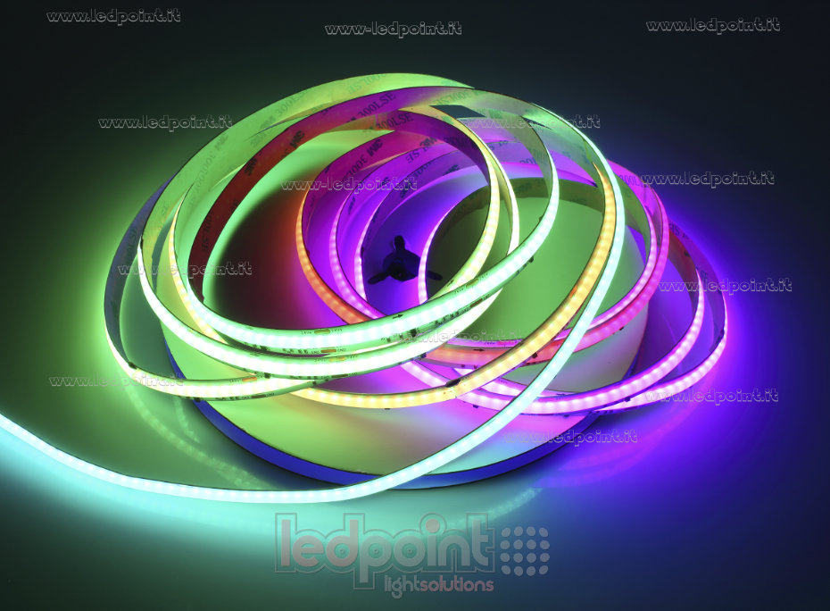 Ruban led COB 24V IP20 RGB 720led/m