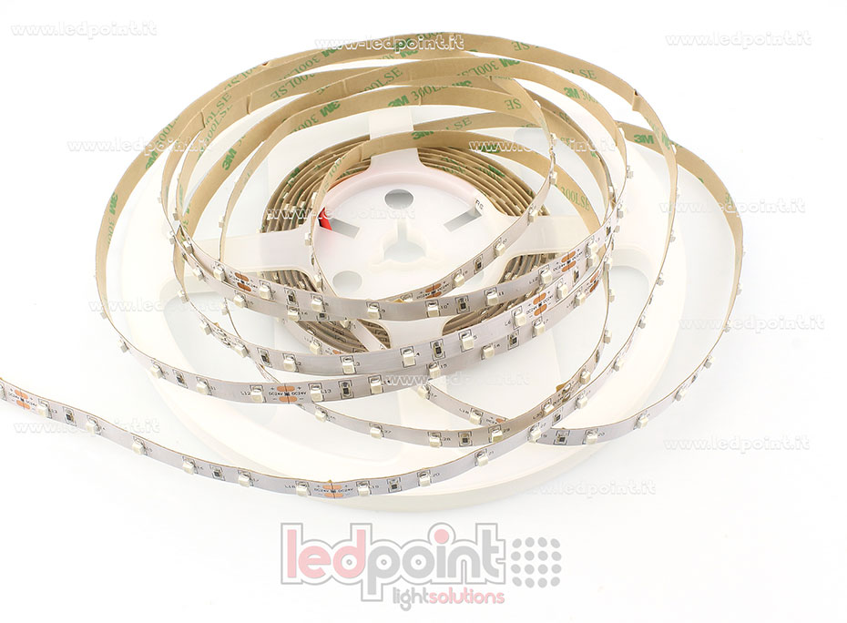 Ruban led 3528 24V IP20 520-525nm 60led/m